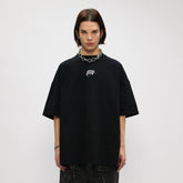 OVDY Wing Embroidered Patch Oversized T-Shirt
