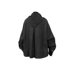 RELABEL Studded Detachable Scarf Shirt Black