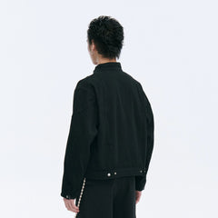 CATSSTAC Check-Lined Harrington Jacket