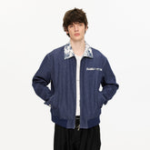 KREATE Contrast Floral Collar Jacket
