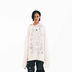 EMBRYO Devil Mohair Bone Turtleneck Sweater