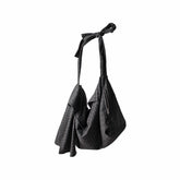RELABEL Plaid Wool-Blended Knot Handle Hobo Bag