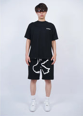VINKID Dove Graphic Drawstring Sweat Shorts