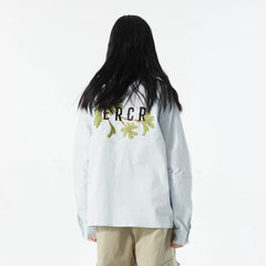 ERROR CODE ROBOT Botanical Embroidered Logo Shirt