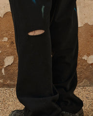 OVDY Classic Paint-Splattered Ripped Pants