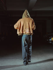RICHILL Distressed Graffiti Graphic Hooded Jacket