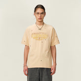 OVDY Retro Distressed Graphic T-Shirt