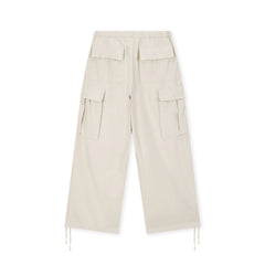 BONELESS Pleated Big Pocket Drawstring Cargo