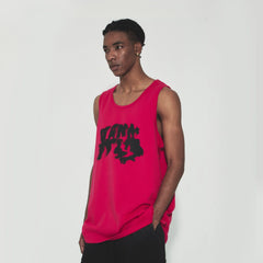 VANN VALRENCE Essential LOGO Graphic Oversized Sleeveless T-Shirt