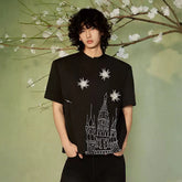 JIECHI Starry Castle Embellished T-Shirt