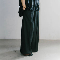 ALVNG AR ANTS Tie-Dye Reversible Wide-Leg Drawstring Pants