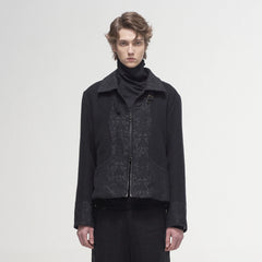 ILNya Nieternite Nifutur Jacquard Paneled Side Tab Jacket