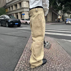 STEEPC Multi-Pocket Baggy Cargo Pants