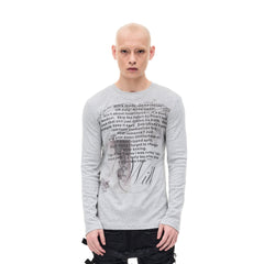 WHISTLEHUNTER Graphic Slim-Fit Stretchable Long-Sleeve Tee