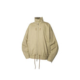 RELABEL Detachable Hood Batwing Sleeve Jacket Yellow