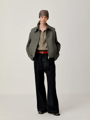 OPICLOTH Essential Structured Layered Double-Zip Jacket