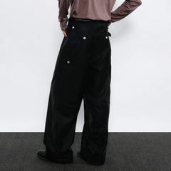 7440 37 1 Back Double-Knee PU Pants