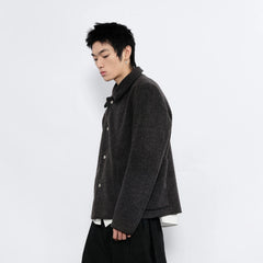 7440 37 1 Flap Pockets Wool-Blend Jacket