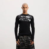DND4DES Grillz Graphic Slim Long-Sleeve Tee