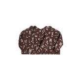 NERHI Tribal Totem Full-Print Shirt Jacket