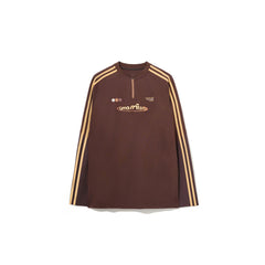 UMAMIISM Side Stripe Mesh-Panel Quick-Dry Long-Sleeve Tee