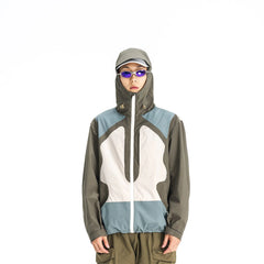 ENSHADOWER Water-Proof Contrasted Outdoor Jacket