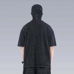 SILENSTORM Washed Paneled Side Pocket T-Shirt