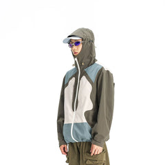 ENSHADOWER Water-Proof Contrasted Outdoor Jacket