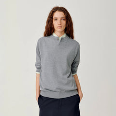 OPICLOTH Essential Layered Collar Sweater
