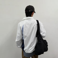 ROARINGWILD A ARCH Embroidered Graphic Raglan Jacket