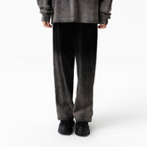 VANN VALRENCE Washed Gradient Straight-Leg Pants
