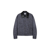 OKAYTHXBYE Essential Contrast Collar Washed Jacket