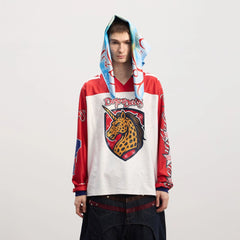 DND4DES Unicorn Rhinestone Hockey Jersey