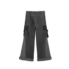 NOTHINGNESS WORLD Strap-On Pouch Utility Wide-Leg Pants