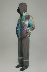 URBAN+FOREST Full-Print Quilted Puffer Jacket