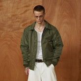 PMW Classic Ruched Insulated Bomber Jacket