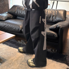 MIICHOUS 1st 3A Graphic Wide-Leg Track Pants