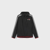 UMAMIISM Striped Hooded Running Jacket