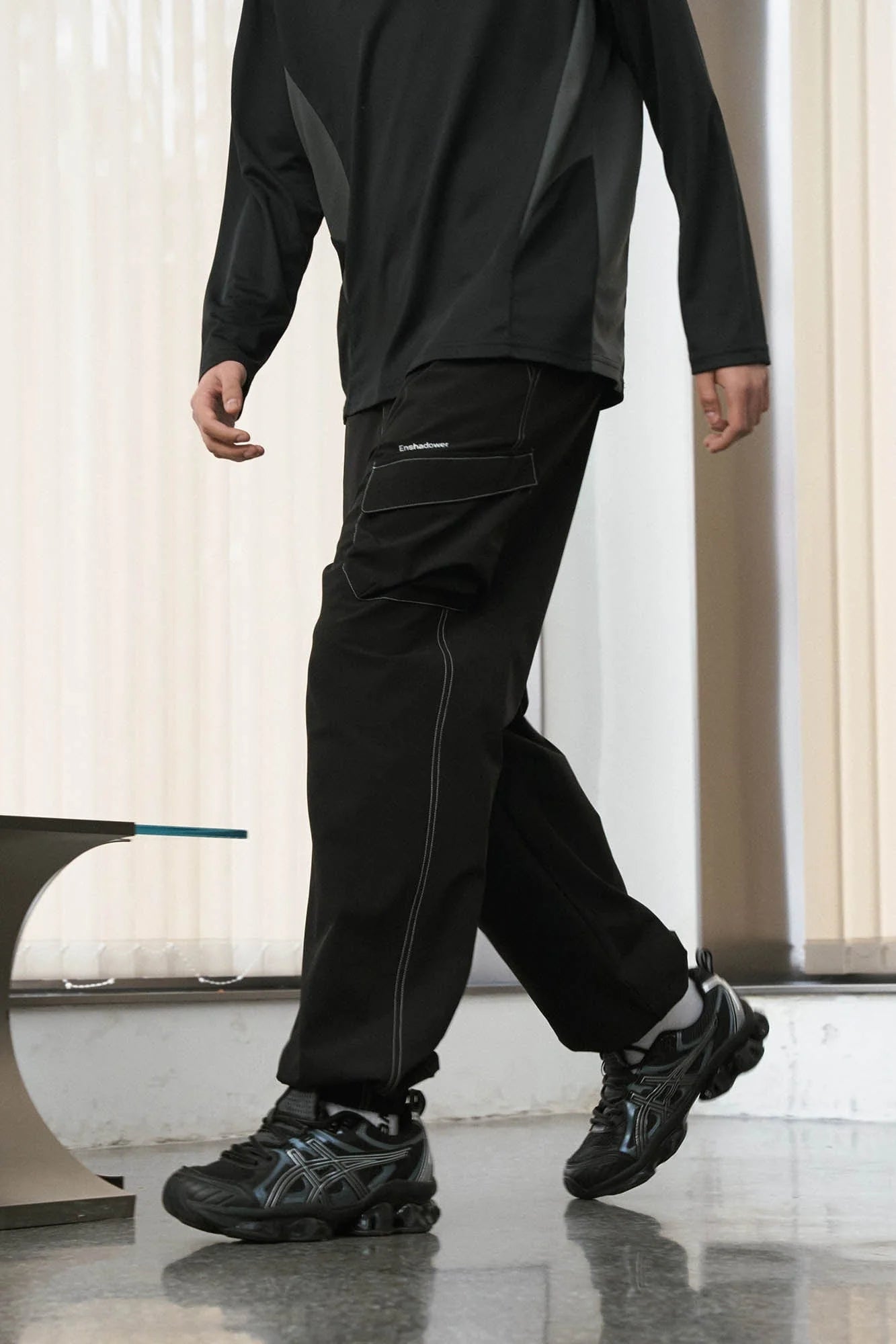 ENSHADOWER Stitched Multi-Pocket Jogger Pants