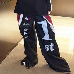 MIICHOUS Infinite Racer Patchwork Spliced Track Pants