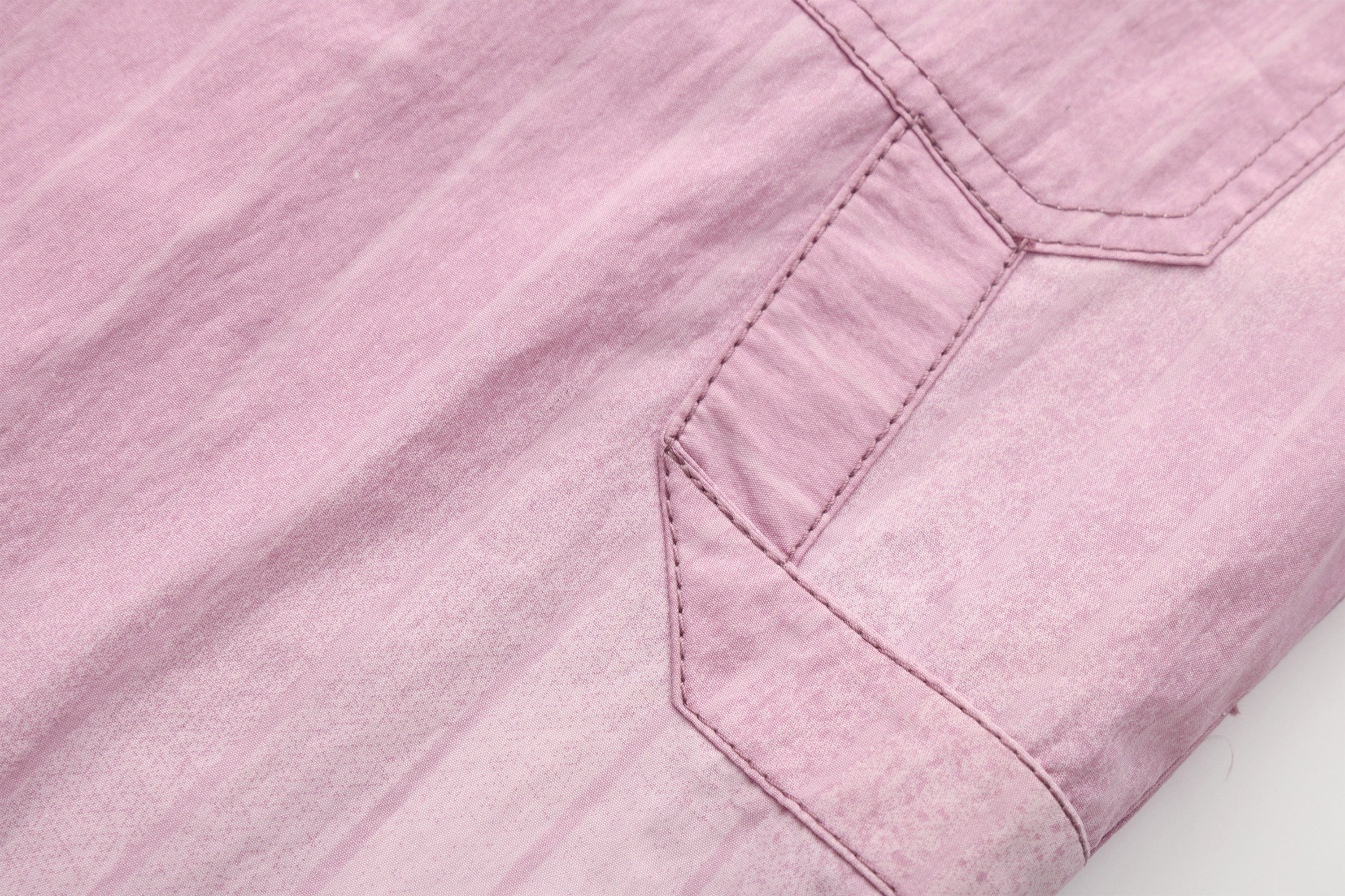 VANN VALRENCE Strap-Wrapped Striped Multi-Pocket Cargo Pants