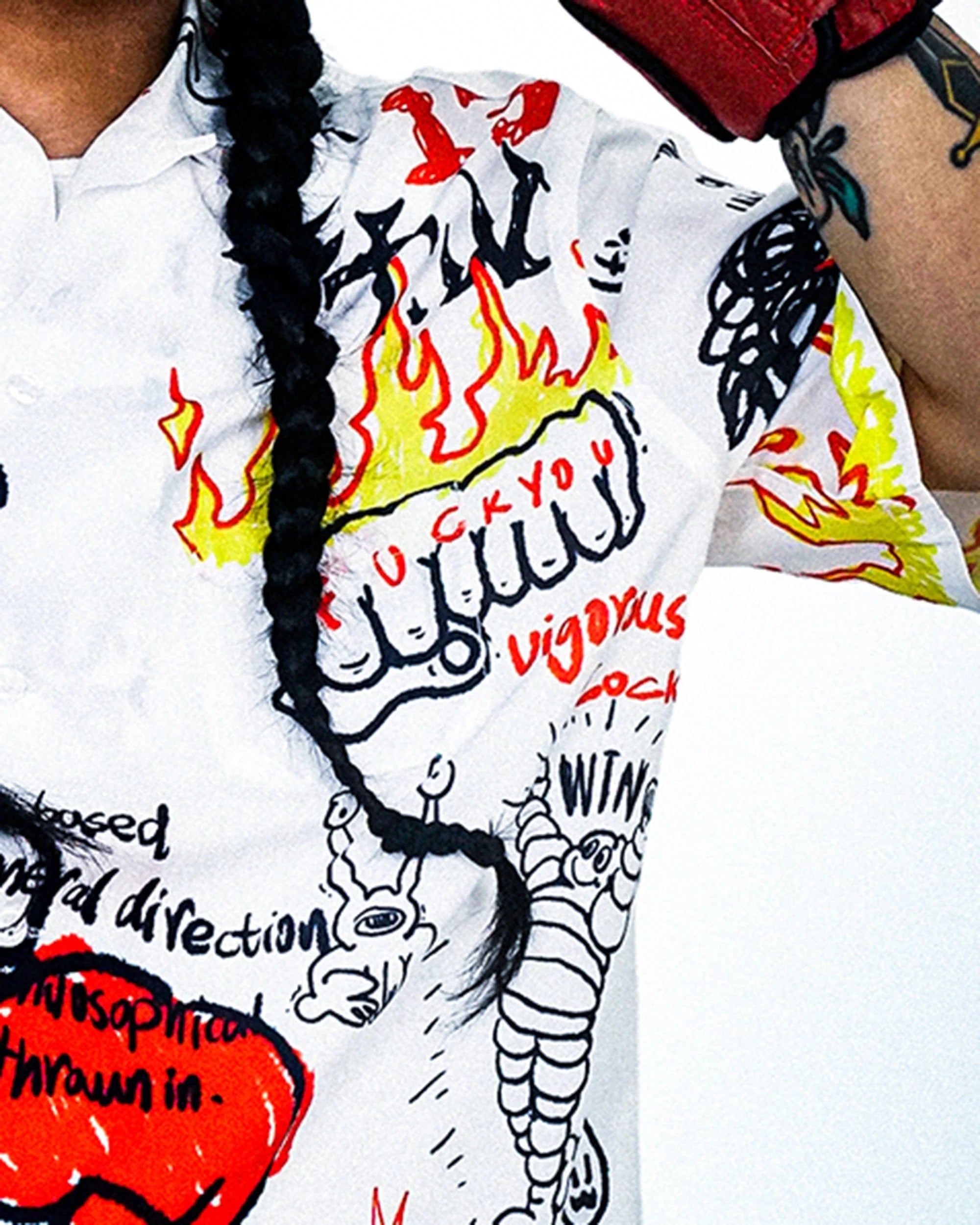 WCC Boxer Graffiti Half-Shirt