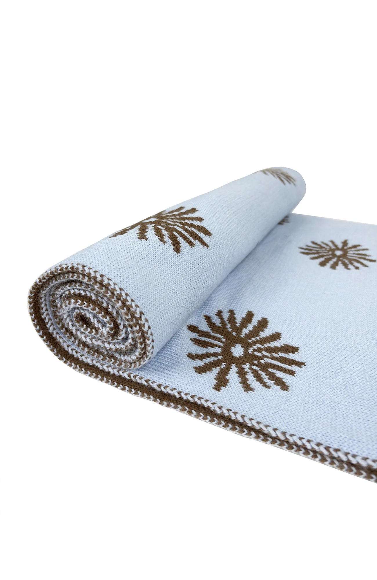 MIICHOUS Snowflake Jacquard Reversible Wool-Blend Scarf