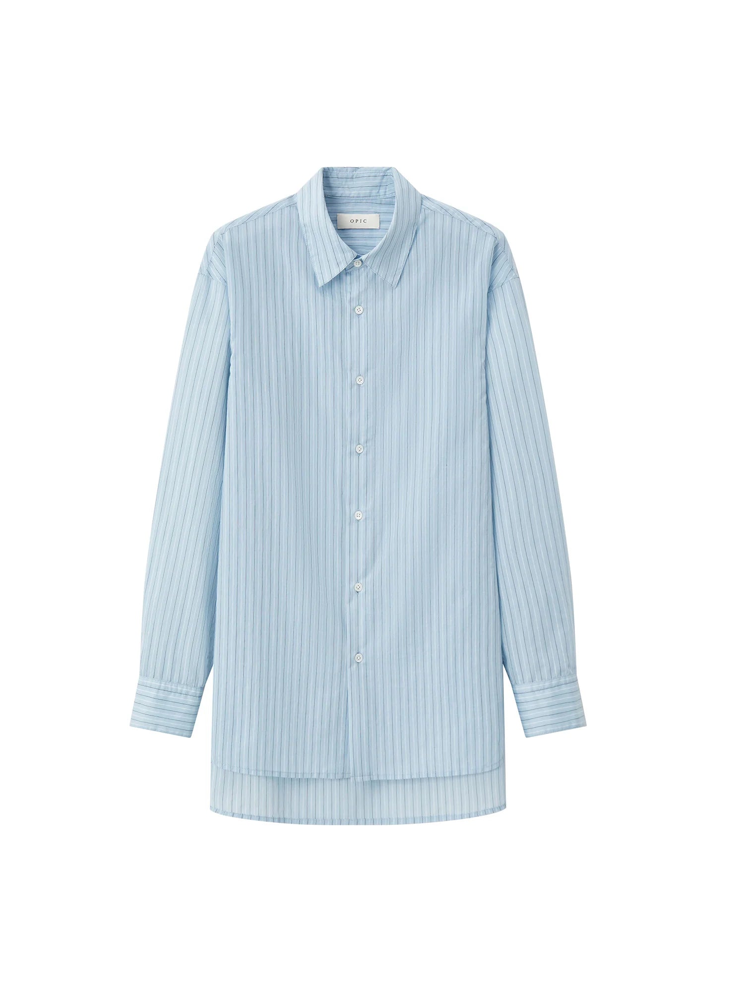 OPICLOTH Classic Striped Long Shirt