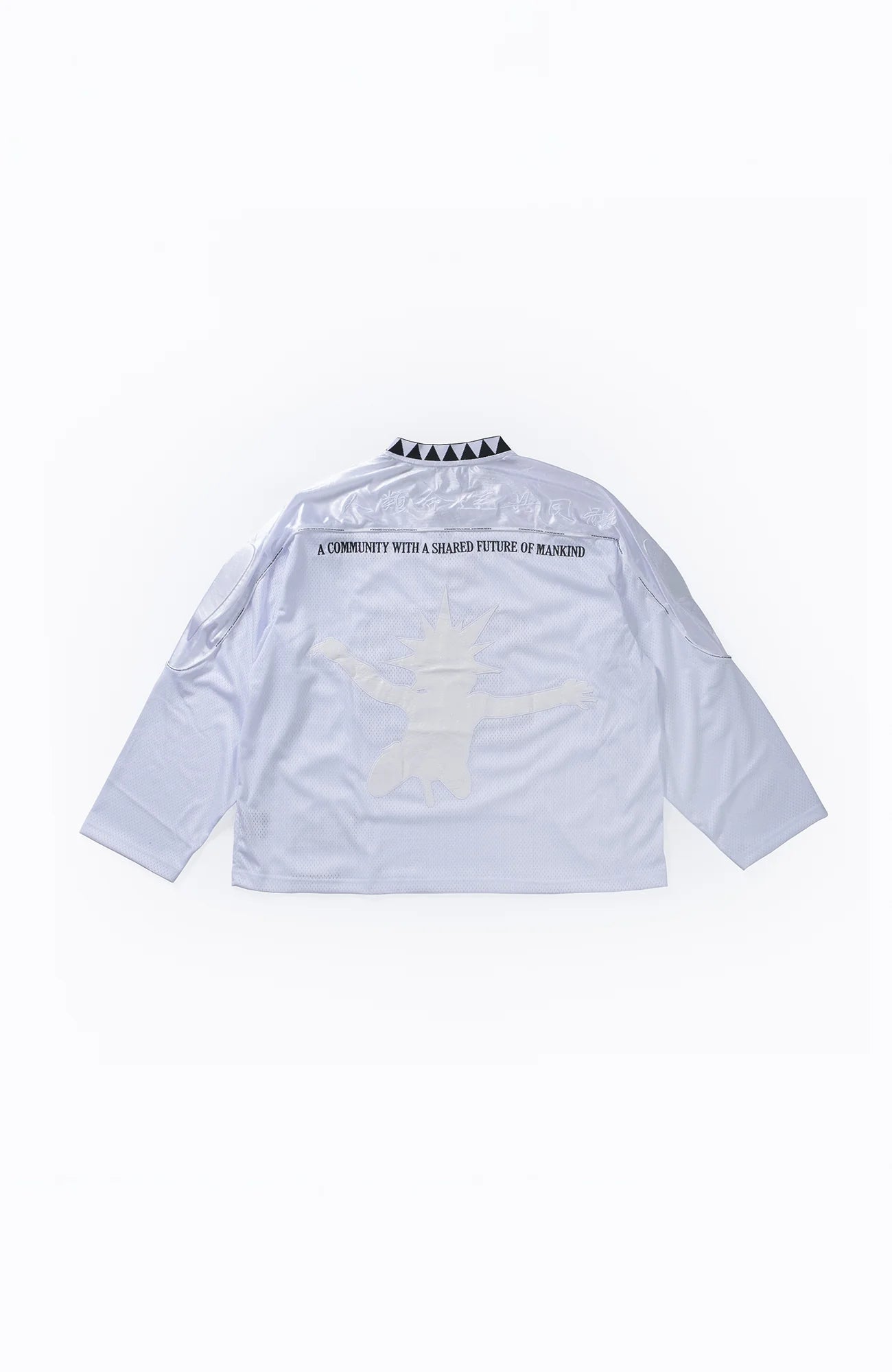 FVVO Padded Shoulder V-Neck Jersey