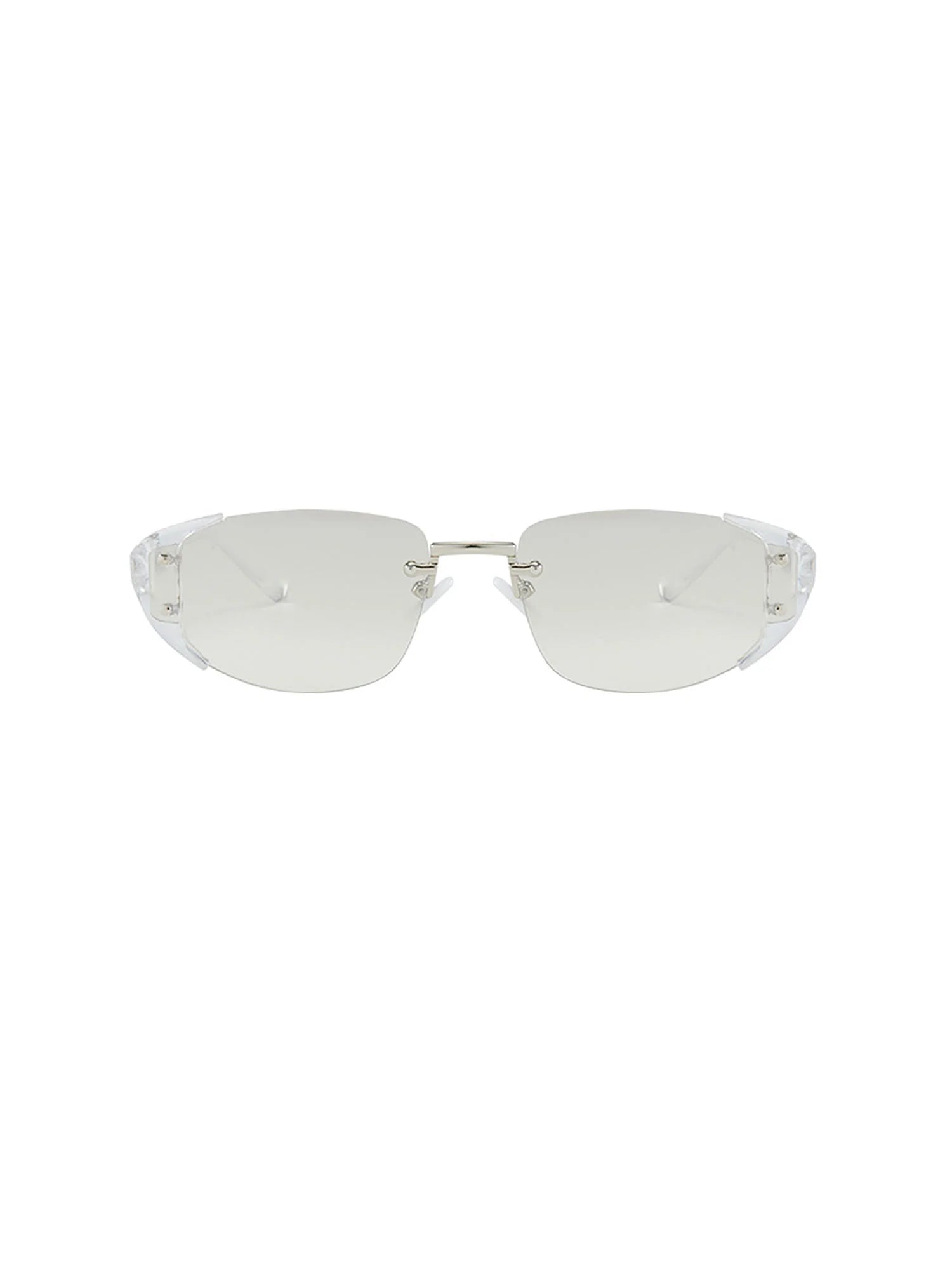 DAMAGE ASIA Translucent Gradient Rimless Sunglasses