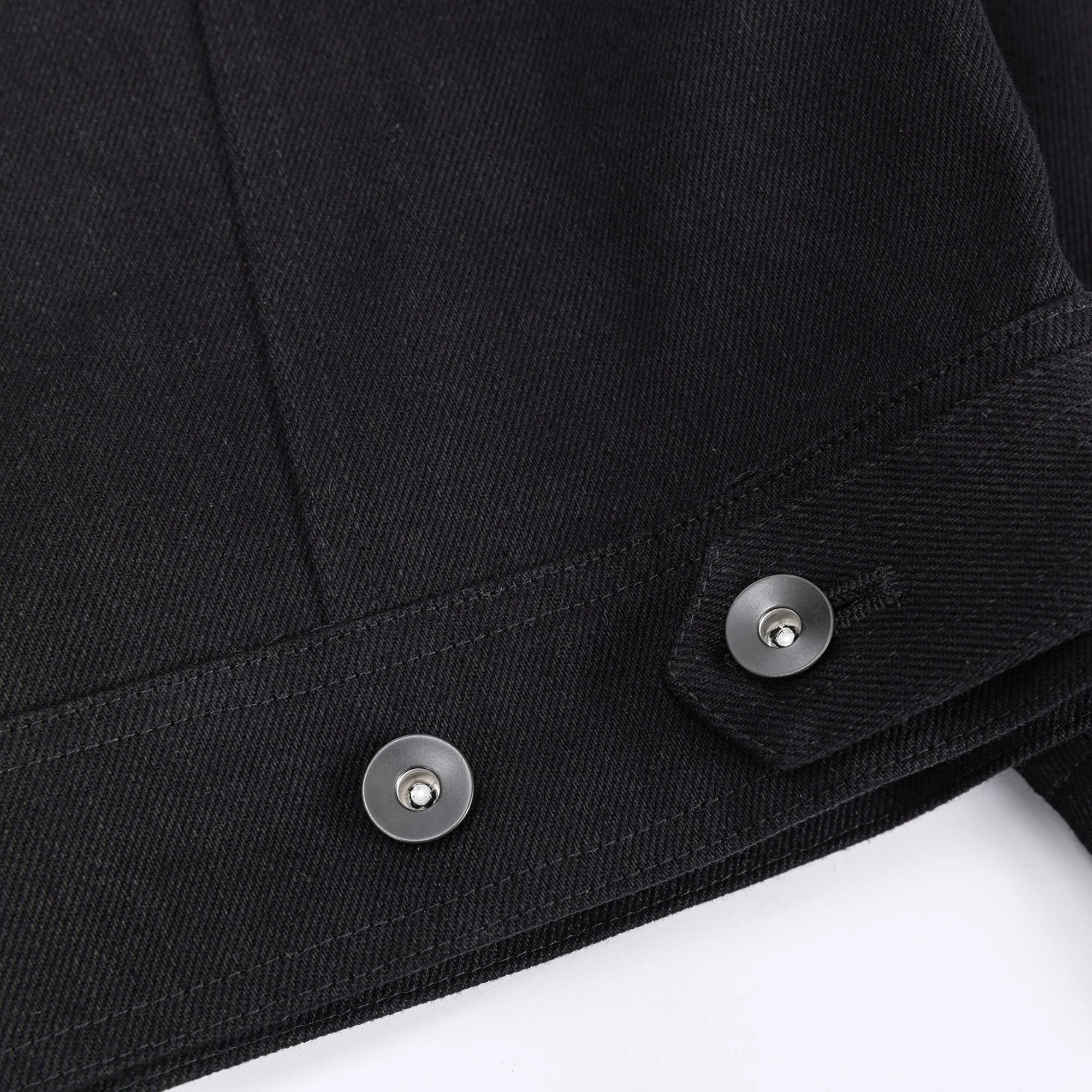 ESAIAS Asymmetric Stand-Collar Military Jacket