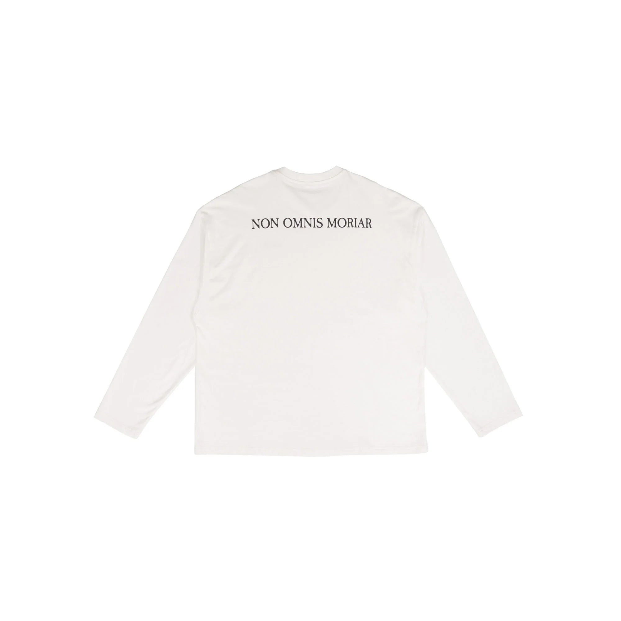 UNDERWATER Thorn Ring LOGO Long-Sleeve Tee White