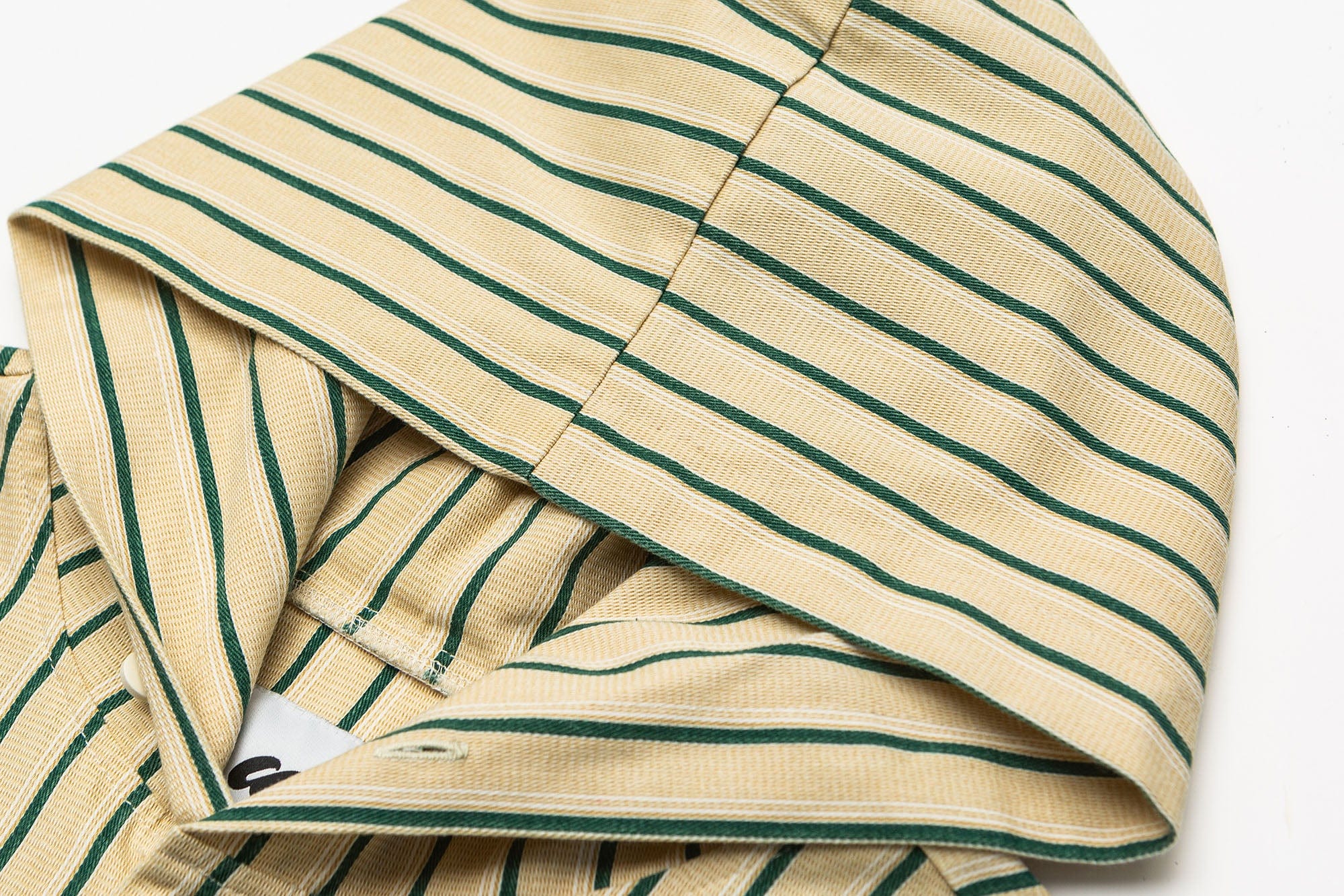 ME DA IGUAL Striped Long-Sleeve Hooded Shirt