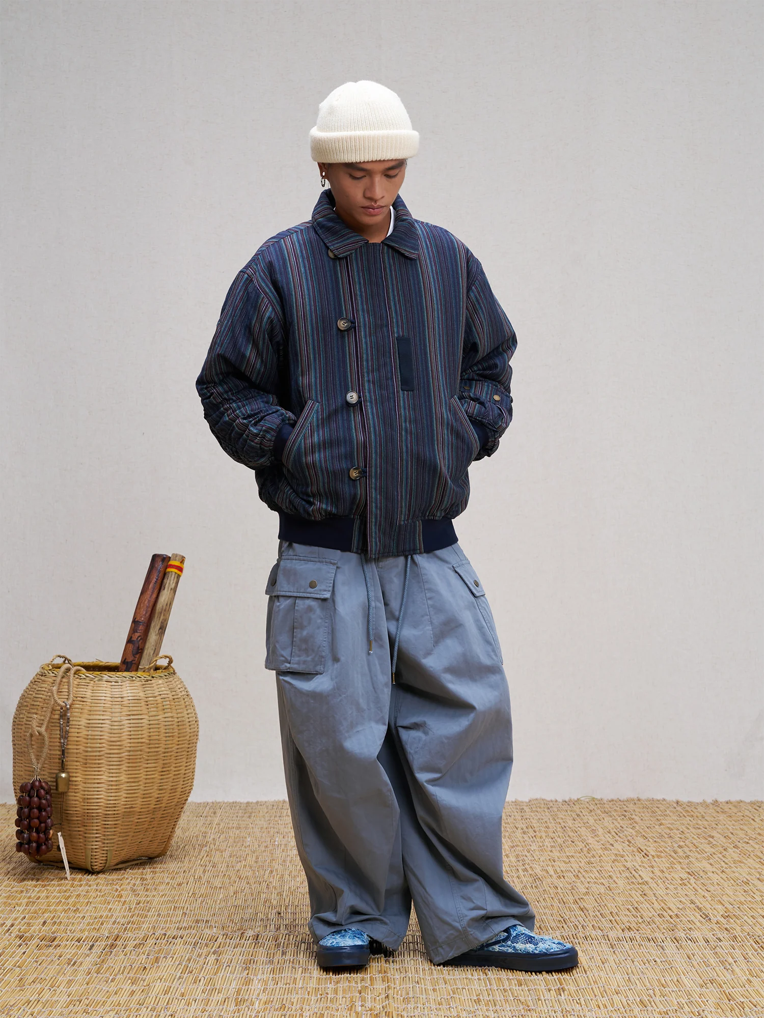 UNLIMITED MOTE Asym Utility Padded Bomber Jacket